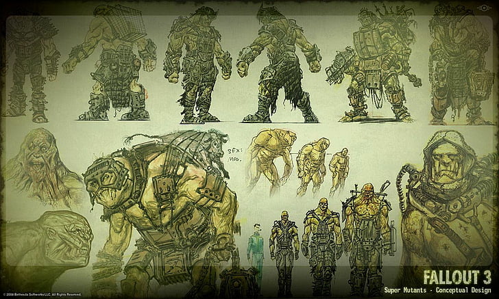 fallout, sci fi, warrior, HD wallpaper