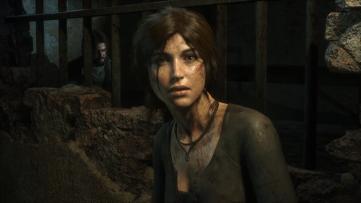 Rise of the Tomb Raider, portrait, one person, looking at camera