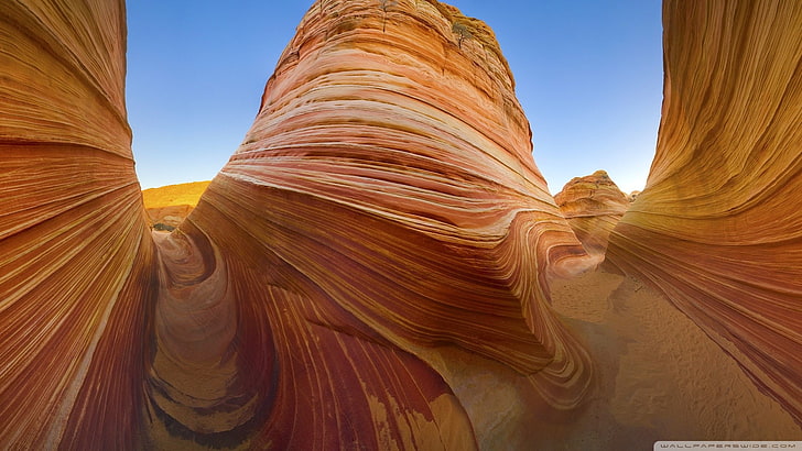 landscape, rock formation, canyon, desert, sandstone, Arizona, HD wallpaper