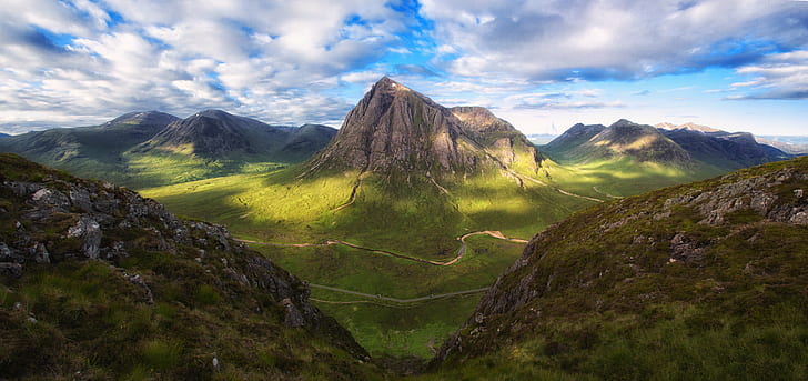brown rockey mountain during day time, Kilt, Scotland, West Highlands, HD wallpaper