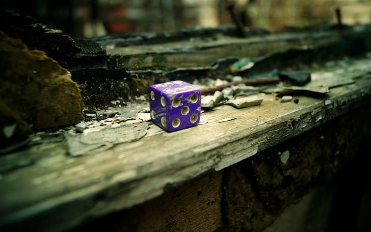 old, ruin, abandoned, dice