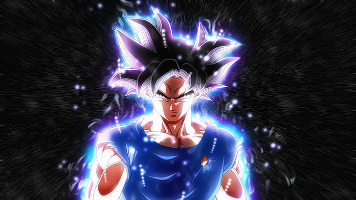  Fondo de pantalla HD Fondo de pantalla de Son Goku, Dragon Ball Super, Ultra-Instinct Goku, iluminado