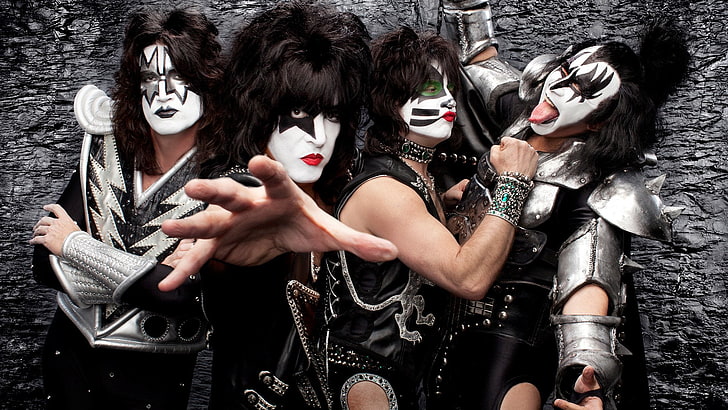 Band (Music), KISS, Glam Metal, Heavy Metal, disguise, mask