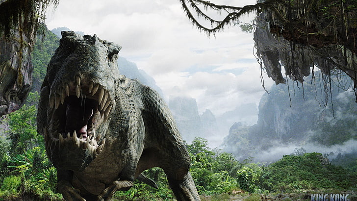 King Kong T-rex, dinosaur, fangs, antiquity, nature, large, animal