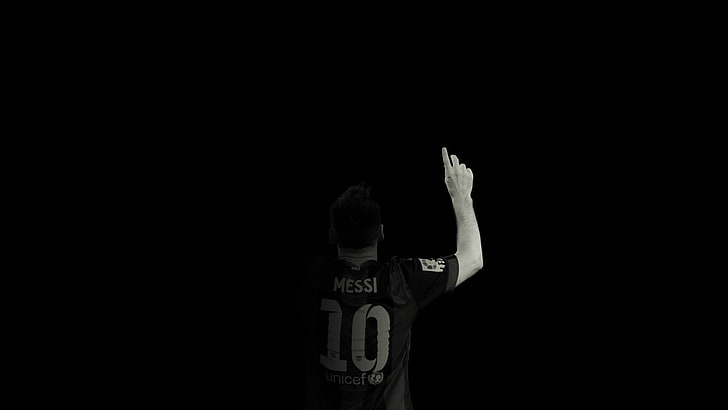 Black And Red, Lionel Messi, HD wallpaper
