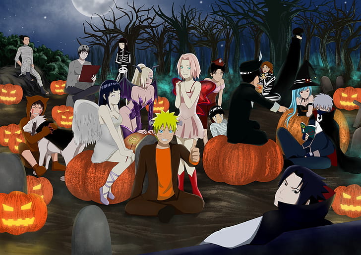 HD wallpaper: kawaii, Naruto, halloween, anime, ninja, manga, shinobi, Naruto  Shippuden | Wallpaper Flare