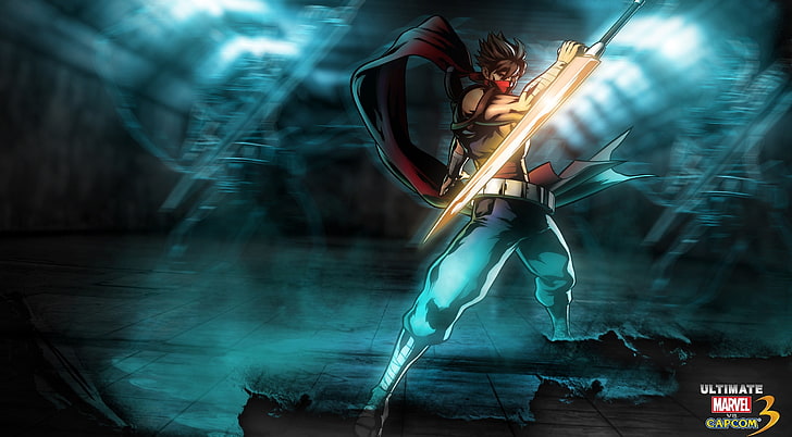 Marvel vs Capcom 3 - Strider Hiryu, Stryder Hiryu poster, Games, HD wallpaper