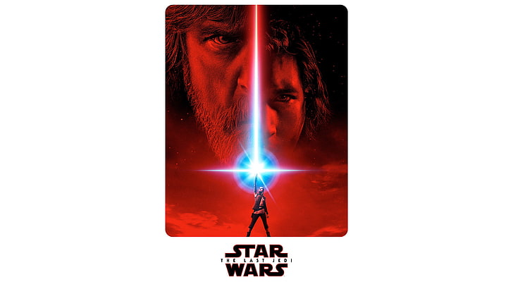 Star Wars: The Last Jedi, Luke Skywalker, Kylo Ren, Rey (from Star Wars), HD wallpaper