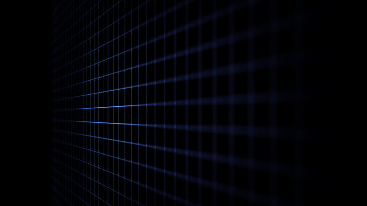 HD wallpaper: Grid lines, Blue lines, Dark, 4K | Wallpaper Flare
