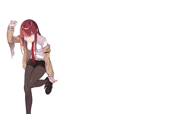 Makise Kurisu, Steins;Gate, copy space, young adult, one person, HD wallpaper