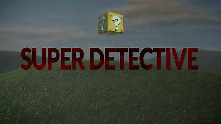 True Detective Mario HD, red super detective, video games, HD wallpaper