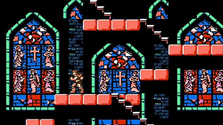 pixel art, video games, retro games, Castlevania, screen shot