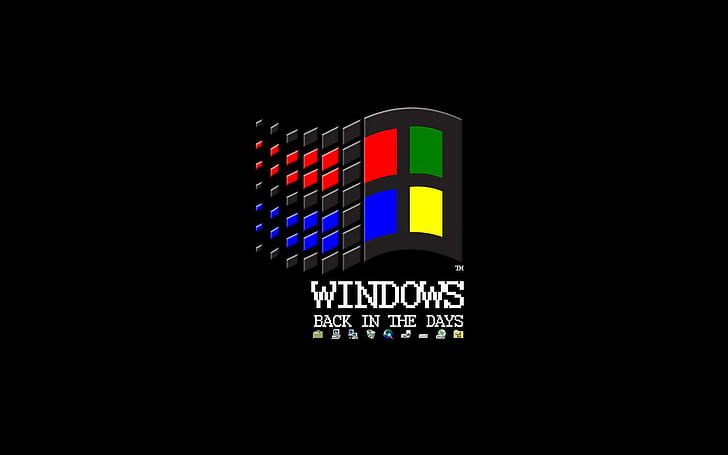 HD wallpaper: Retro Windows logo, windows back in the days logo, computers  | Wallpaper Flare
