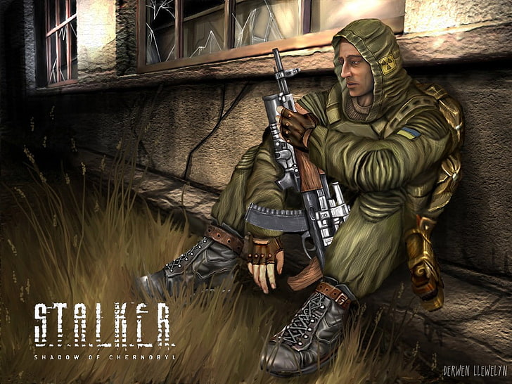 S.T.A.L.K.E.R., video games, weapon, one person, gun, young adult, HD wallpaper