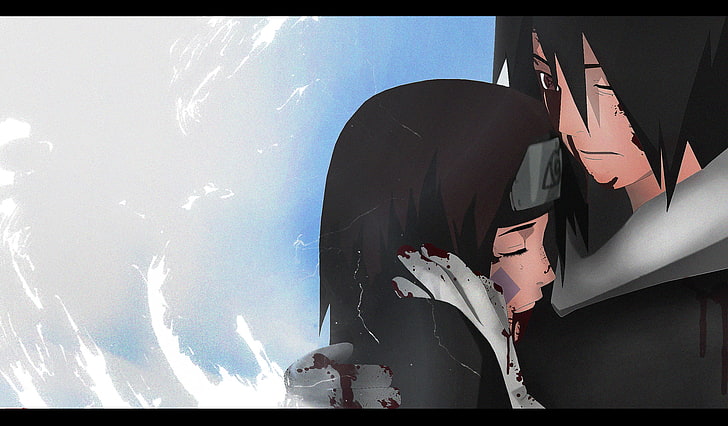 Uchiha Sasuke illustration, Naruto Shippuuden, anime girls, Uchiha Obito, HD wallpaper
