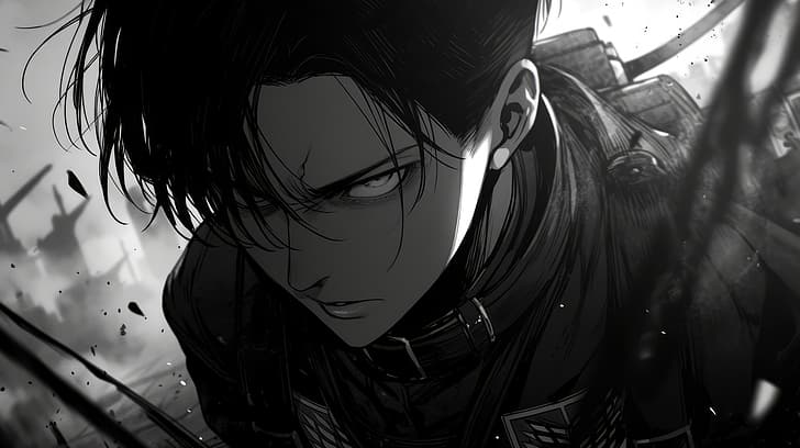 Shingeki no Kyojin, Attack on Titan (Game), Levi Ackerman, anime boys, HD wallpaper