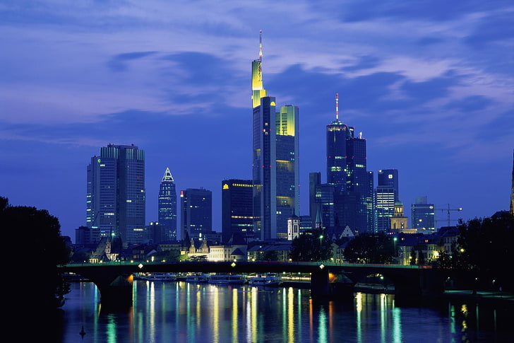 cityscape, Frankfurt, built structure, building exterior, architecture, HD wallpaper