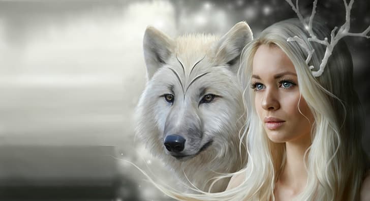 the film, wolf, art, the direwolf, Game of thrones, Daenerys