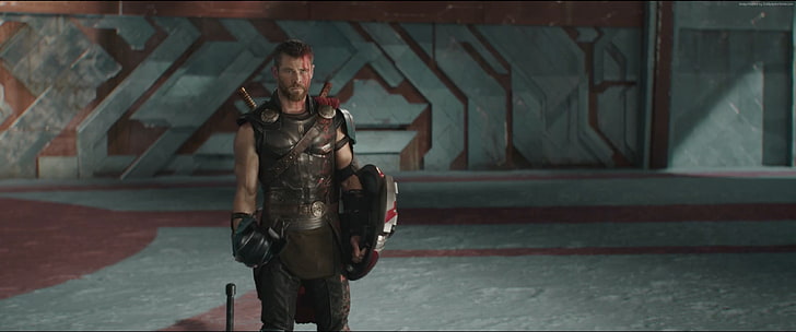 Marvel, Chris Hemsworth, Thor: Ragnarok, best movies, one person, HD wallpaper