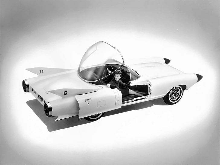 1959, cadillac, concept, cyclone, retro, supercar, supercars, HD wallpaper