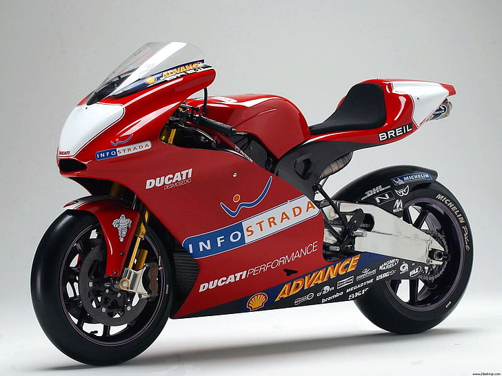Ducati Desmosedici, red Ducati sport bike, Motorcycles, ducati bikes wallpapers, HD wallpaper