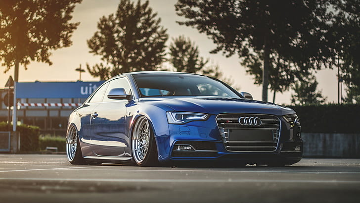 HD wallpaper: Audi, Audi RS5, blue, Rims, Stance | Wallpaper Flare