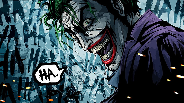 The Joker digital wallpaper, Batman, comics, representation, creativity, HD wallpaper