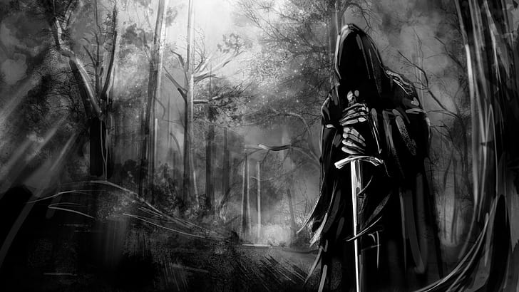 fantasy art, The Lord of the Rings, Nazgûl