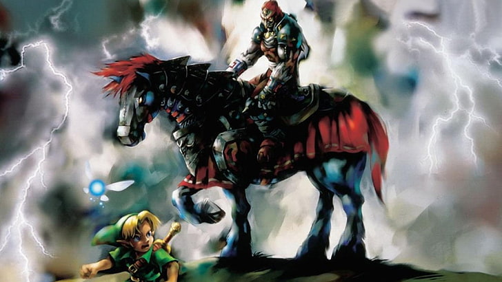 Zelda, The Legend Of Zelda: Ocarina Of Time, Ganondorf, Horse, HD wallpaper