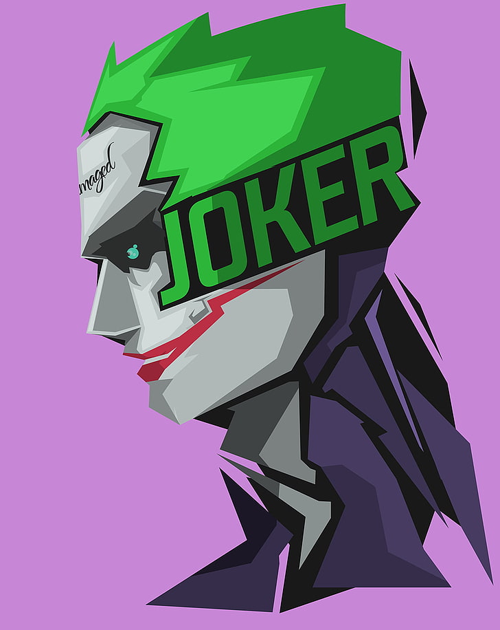 animated photo of DC character Joker, DC Comics, Batman, Bosslogic