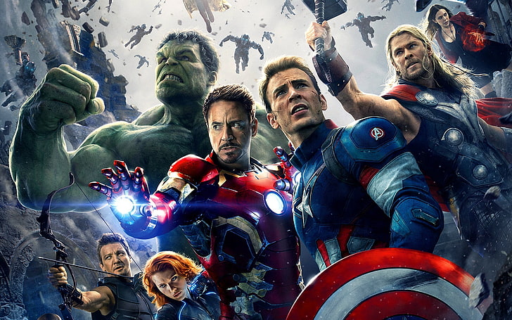 Marvel Avengers wallpaper, The Avengers, Iron Man, Hulk, Captain America