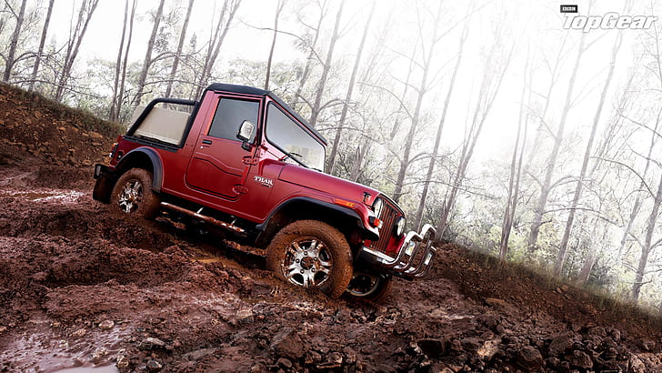 HD wallpaper: Jeep Thar Mud Off Road Top Gear HD, cars | Wallpaper Flare