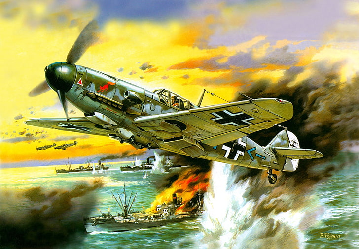 Messerschmitt, Messerschmitt Bf-109, World War II, Germany