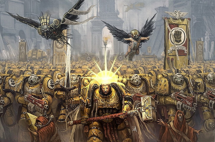 Warhammer, Imperial Fists, HD wallpaper