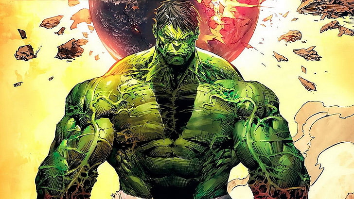 HD wallpaper: The Incredible Hulk Illustration, Comics, green color, art  and craft | Wallpaper Flare