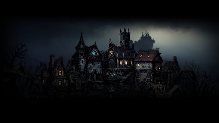 Darkest Dungeon, video games, architecture, building exterior