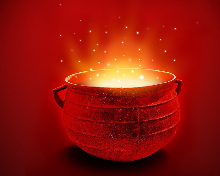 red wok, energy, bowler, food and drink, indoors, cup, colored background, HD wallpaper