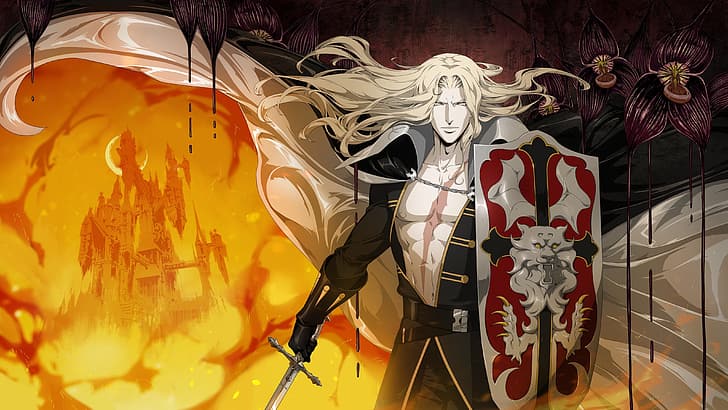 Castlevania, Castlevania (anime), Castlevania Symphony of the night, HD wallpaper