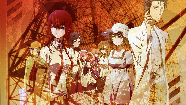 Hd Wallpaper Steins Gate Anime Time Travel Art And Craft Representation Wallpaper Flare
