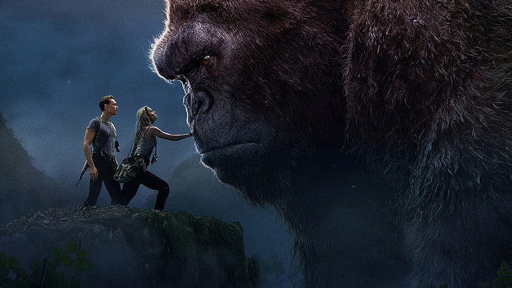 King Kong movie, Kong: Skull Island, Tom Hiddleston, best movies, HD wallpaper