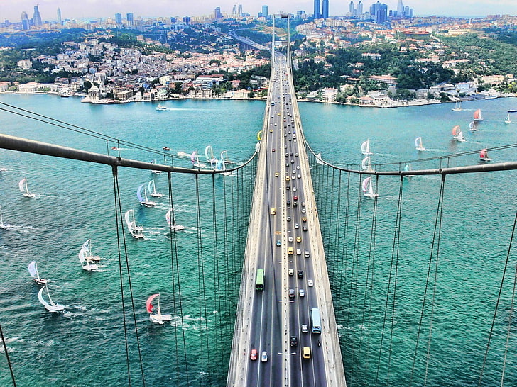 Bosphorus bridge 1080P, 2K, 4K, 5K HD wallpapers free download | Wallpaper  Flare