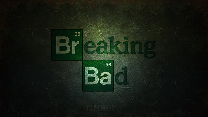 Breaking Bad, TV, typography, text, number, communication, green color, HD wallpaper