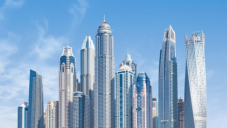 HD wallpaper: dubai, united arab emirates, uae, skyscraper, skyline,  building | Wallpaper Flare