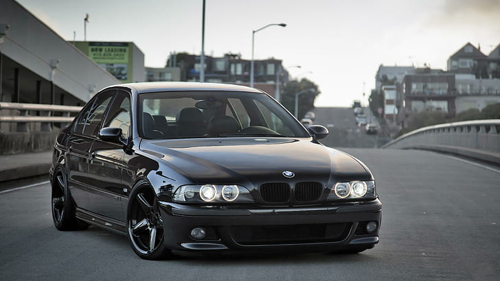 BMW M5 E39, black bmw e36, cars, 2560x1440, HD wallpaper