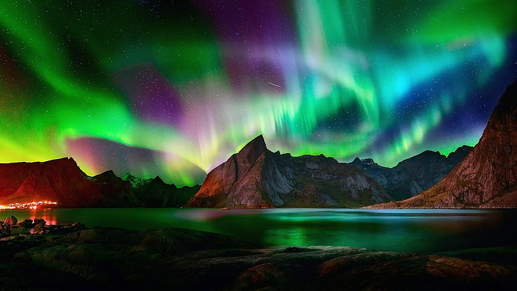 Hd Wallpaper Nature Aurora Atmosphere Sky Phenomenon Landscape