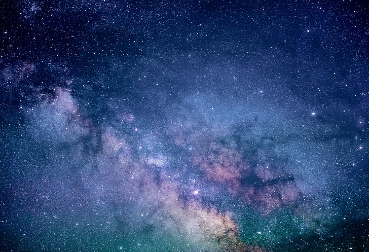 starry sky, nature, space, abstract, star - space, astronomy, HD wallpaper