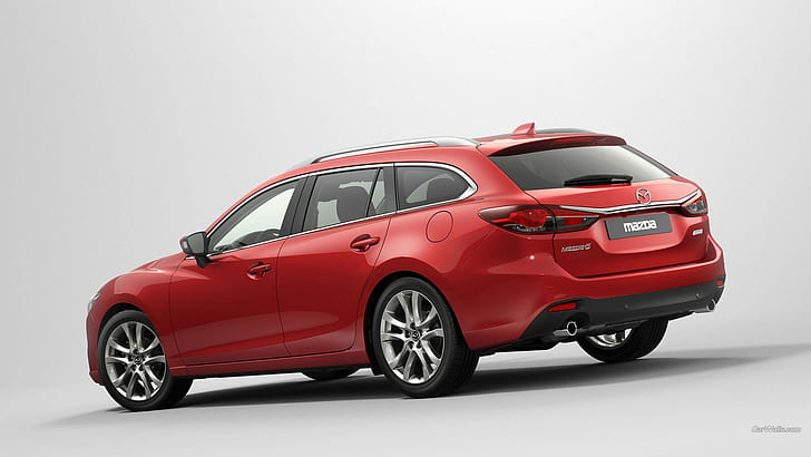 Mazda 6, red cars, vehicle, HD wallpaper
