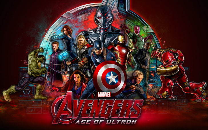 Marvel Avengers Age of Ultron wallpaper, Scarlett Johansson, Hulk, HD wallpaper