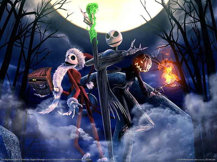 The Nightmare Before Christmas, video games, Jack Skellington, HD wallpaper