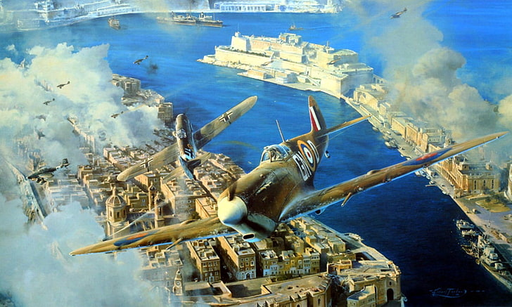 World War II, military, aircraft, military aircraft, UK, airplane, HD wallpaper